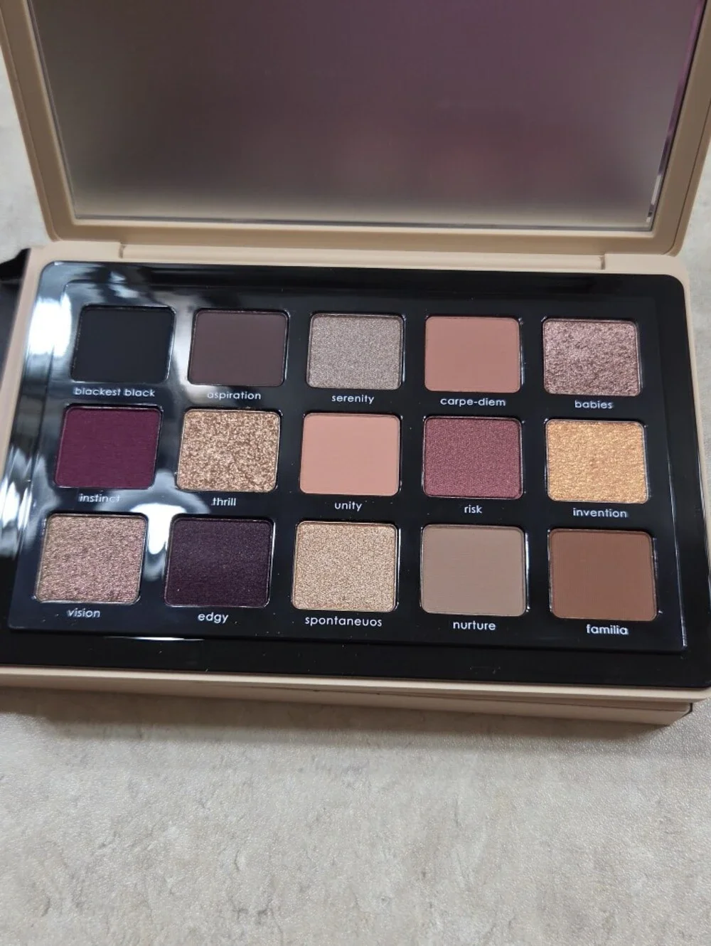 Natasha Denona Pink and Black Eyeshadow Palette